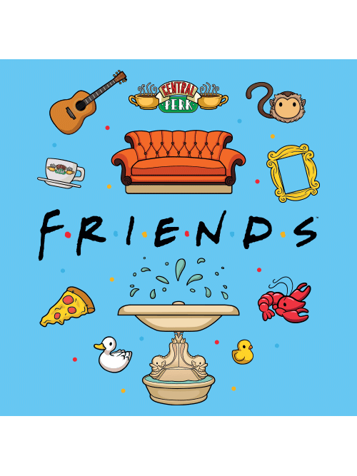 Friends Icons T-shirt, Official Friends Merchandise