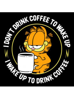 Wake Up To Drink Coffee - Garfield Official T-shirt