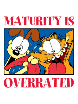 Maturity Is Overrated - Garfield Official T-shirt