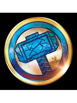 Mjolnir Badge - Marvel Official T-shirt