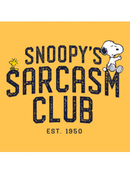 Snoopy's Sarcasm Club - Peanuts Official T-shirt