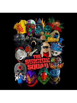 Suicide Squad Masks - DC Comics Official T-shirt