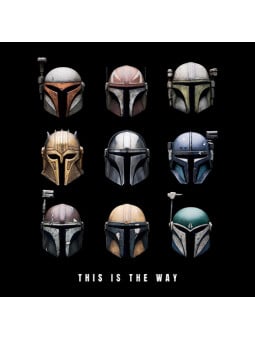 The Mandalorian Helmets - Star Wars Official T-shirt