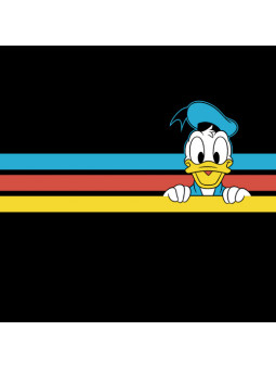Donald Duck: Retro Stripes - Disney Official T-shirt