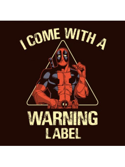 Warning Label - Marvel Official T-shirt