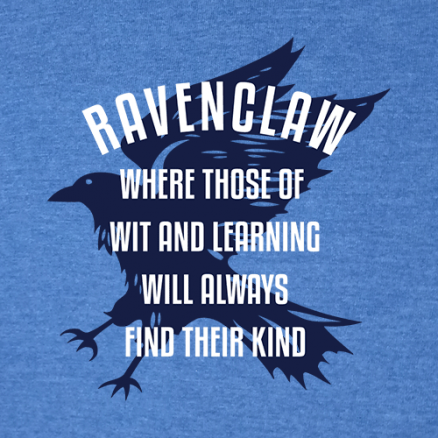 Ravenclaw: Proud to be witty and wise.  Corvinal, Harry potter itens,  Ravenclaw
