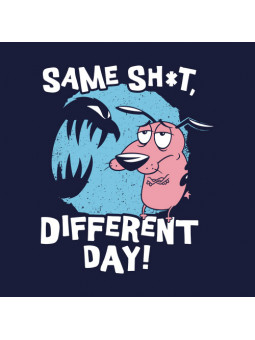Same Sh*t Different Day - Courage The Cowardly Dog Official Full Sleeve T-shirt