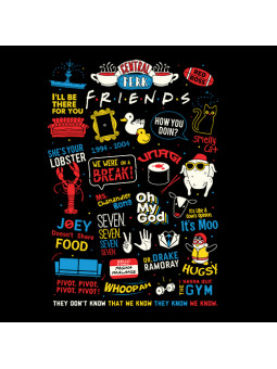 F.R.I.E.N.D.S Infographic - Friends Official Hoodie