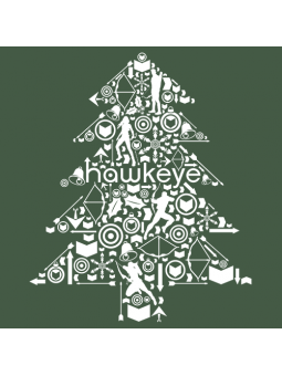 Hawkeye Christmas Tree - Marvel Official Pullover