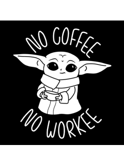 No Coffee No Workee - Star Wars Official Hoodie
