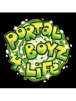 Portal Boyz 4 Life - Rick And Morty Official Hoodie