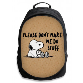 Don't Make Me Do Stuff - Peanuts Official Backpack