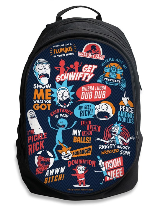 Infographic - Rick And Morty Official Backpack