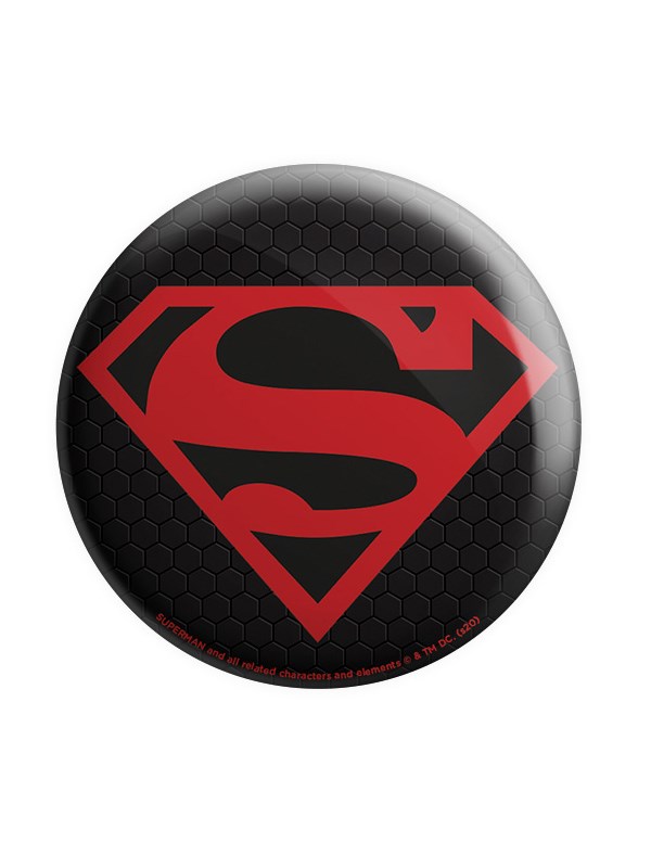 Black Superman Logo - Superman Official Badge
