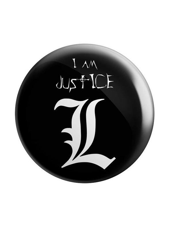 L: I am Justice - Badge