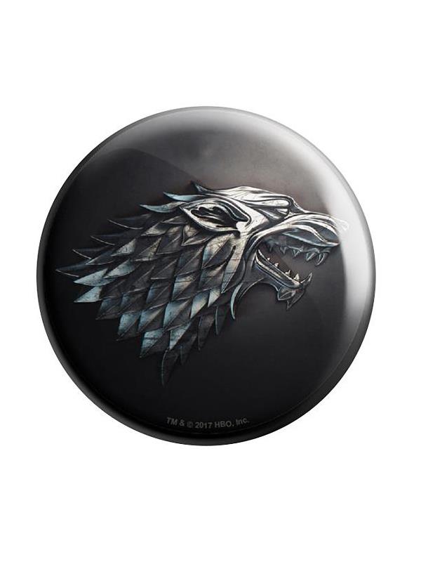 House Stark Metallic Sigil - Game Of Thrones Official Badge