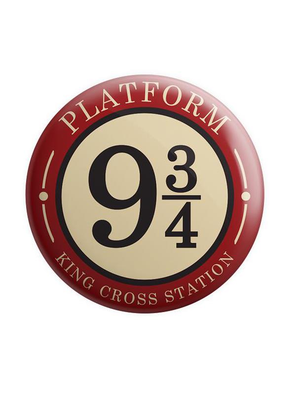 Platform 9 3/4 - Harry Potter Official Badge