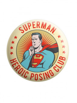 Heroic Posing Club - Superman Official Badge
