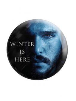 Jon Snow: Winter Is Here - Game Of Thrones Official Badge