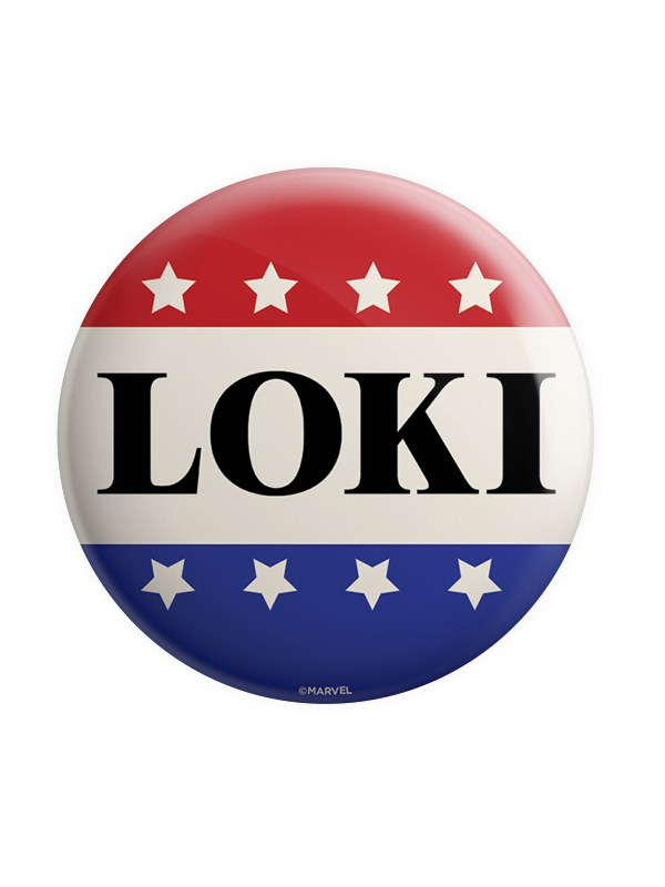 Loki For President - Marvel Official Badge