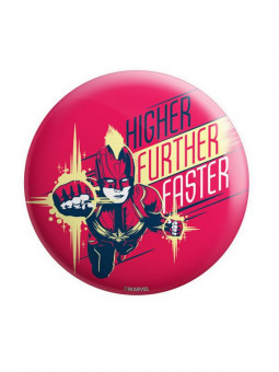 Captain Marvel: Higher Further Faster - Marvel Official Badge