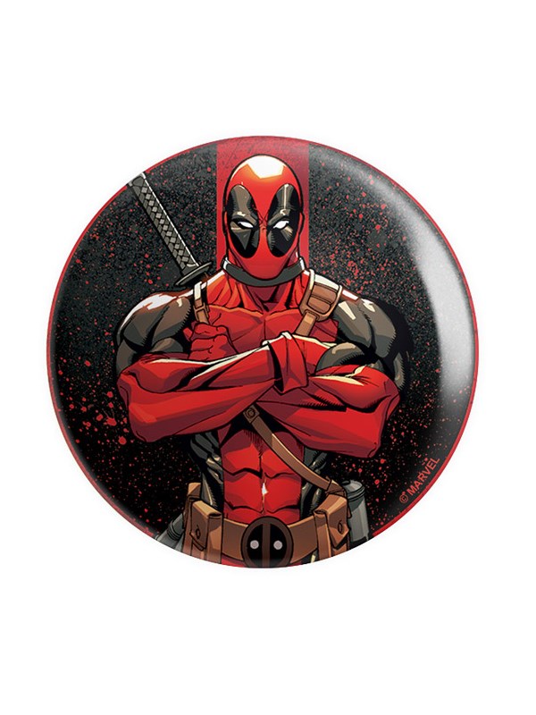 Deadpool Stance - Marvel Official Badge