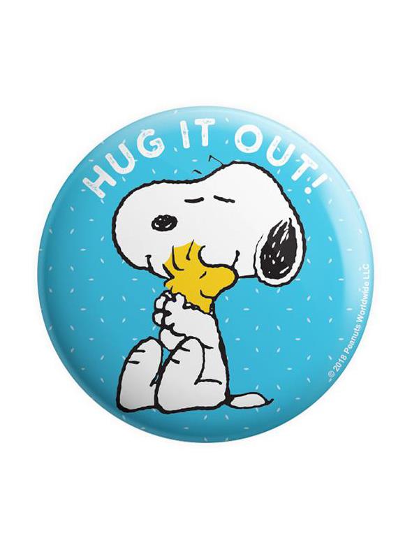 Hug It Out - Peanuts Official Badge