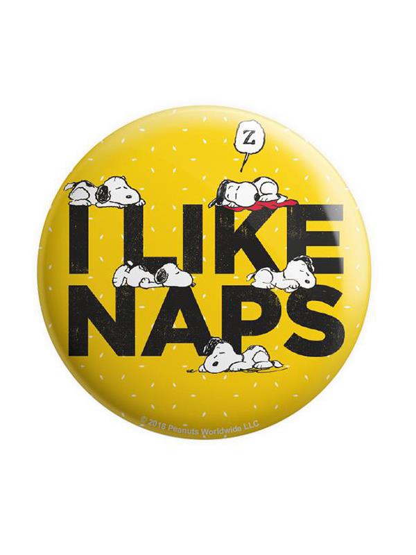 I Like Naps - Peanuts Official Badge