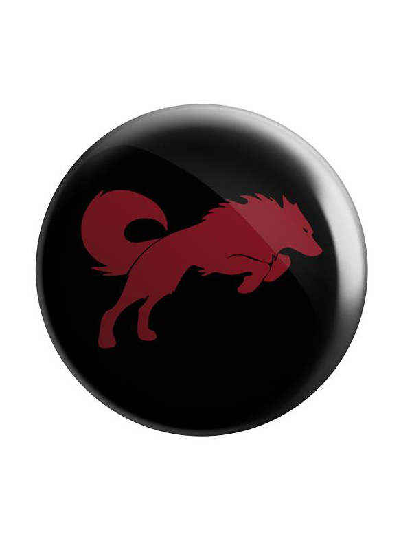 Redwolf Logo (Black) - Badge