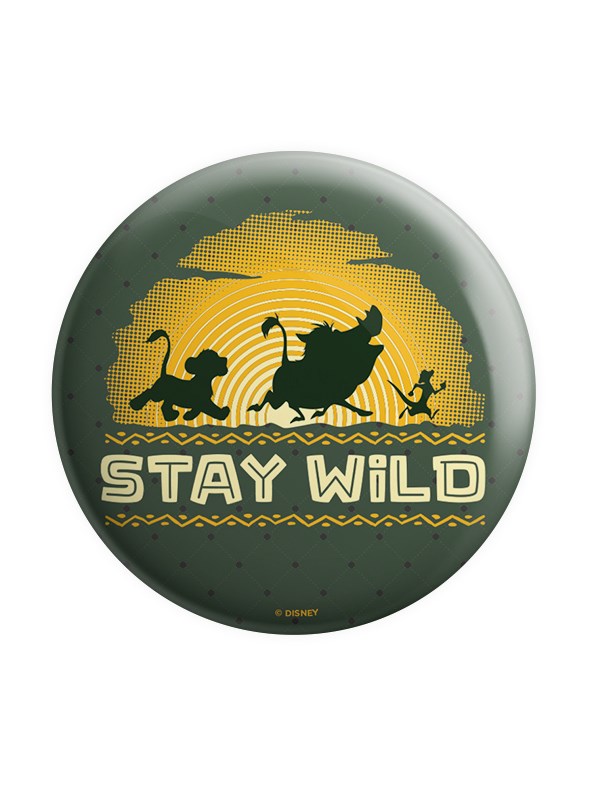 Stay Wild - Disney Official Badge