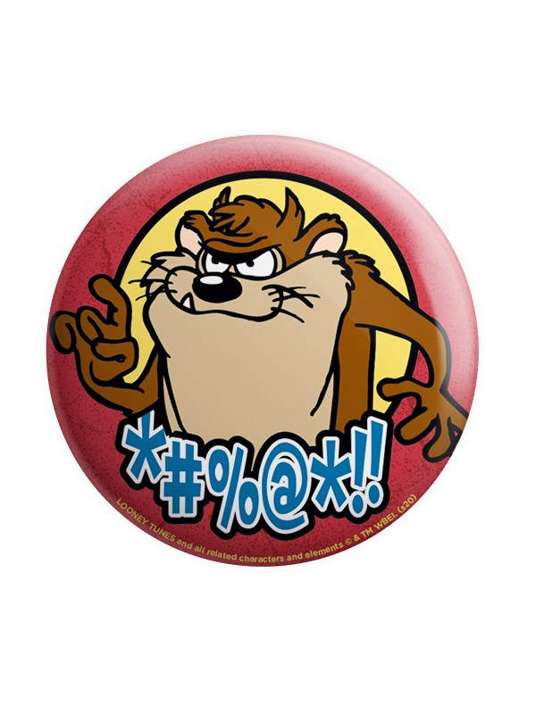 Taz Opinion - Looney Tunes Official Badge