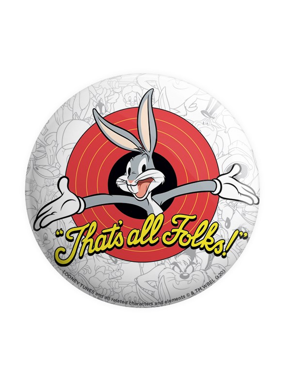 That's All Folks - Looney Tunes Official Badge