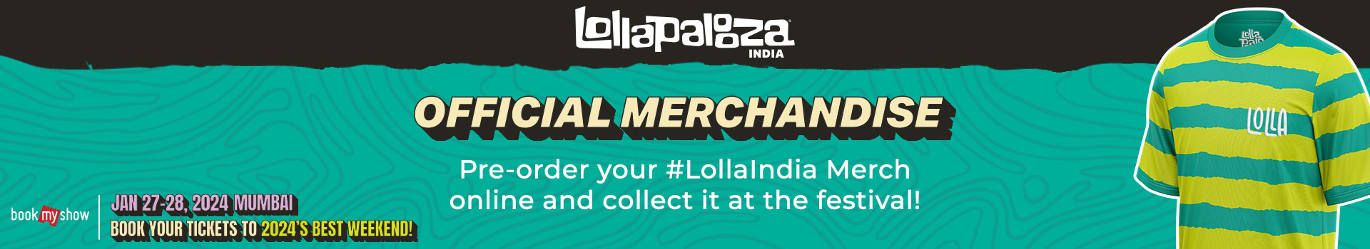 Lollapalooza Merchandise India