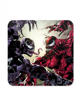 Black Vs. Red Symbiote - Marvel Official Coaster