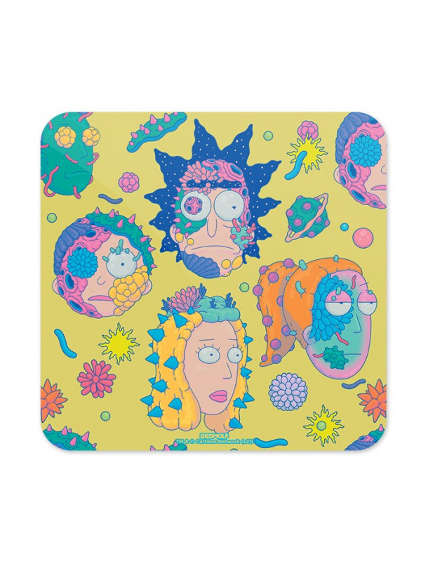 Cell Abstract Pattern - Rick And Morty Official Coaster