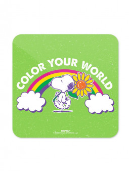 Color Your World - Peanuts Official Coaster