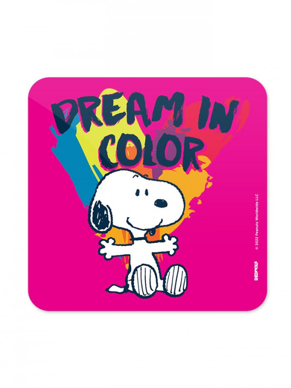 Dream In Color - Peanuts Official Coaster