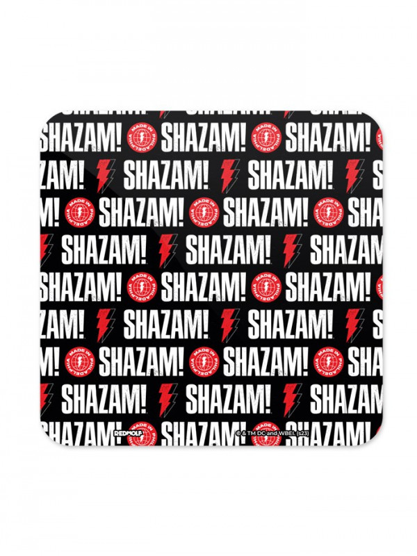 Fury Of The Gods: Pattern - Shazam Official Coaster