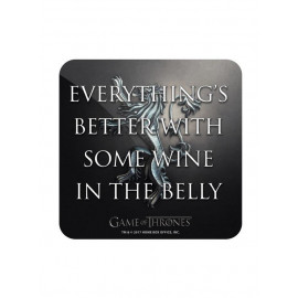 Wine In The Belly - Game Of Thrones Official Coaster