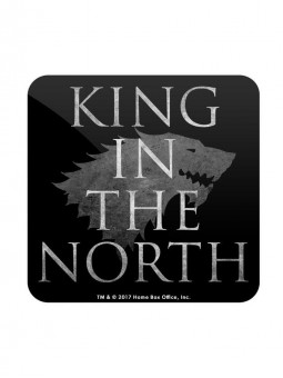 King In the North: Black - Game Of Thrones Official Coaster