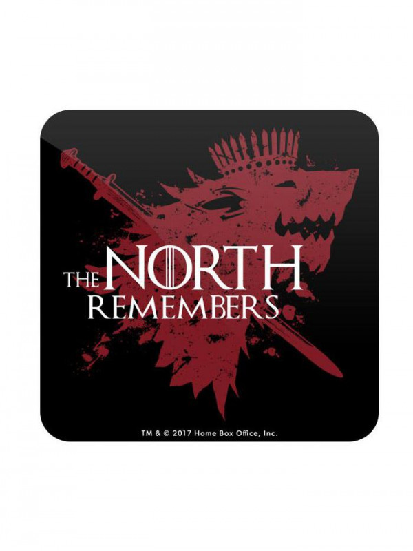 The North Remembers: Black - Game Of Thrones Official Coaster