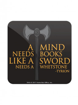 Tyrion: A Mind Needs Books - Game Of Thrones Official Coaster