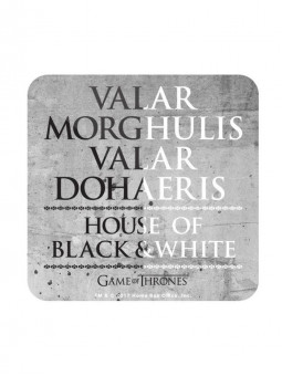 Valar Morghulis - Game Of Thrones Official Coaster