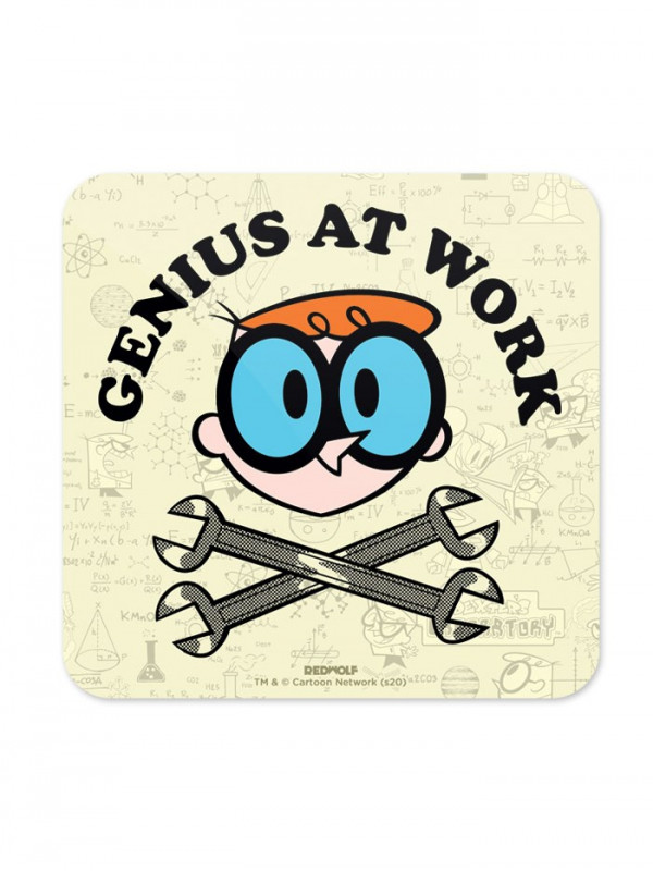 Genius At Work - Dexter's Laboratory Official Coaster
