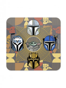 Grogu And The Mandalores - Star Wars Official Coaster