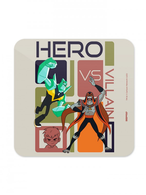Hero vs Villain - Ben 10 Official Coaster
