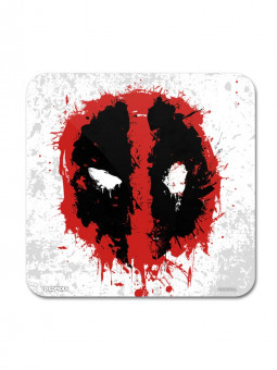 Deadpool Logo Splatter - Marvel Official Coaster