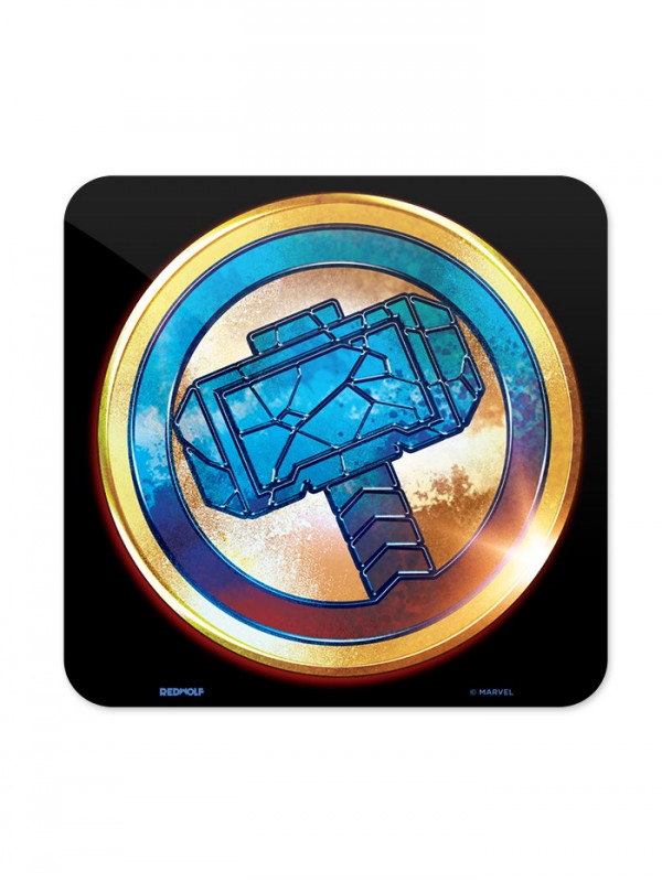Mjolnir Badge - Marvel Official Coaster