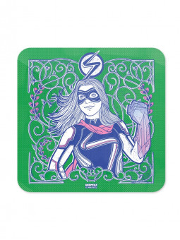Ms. Marvel: Flower Pattern - Marvel Official Coaster