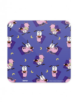 Night Pattern - Courage The Cowardly Dog Official Coaster
